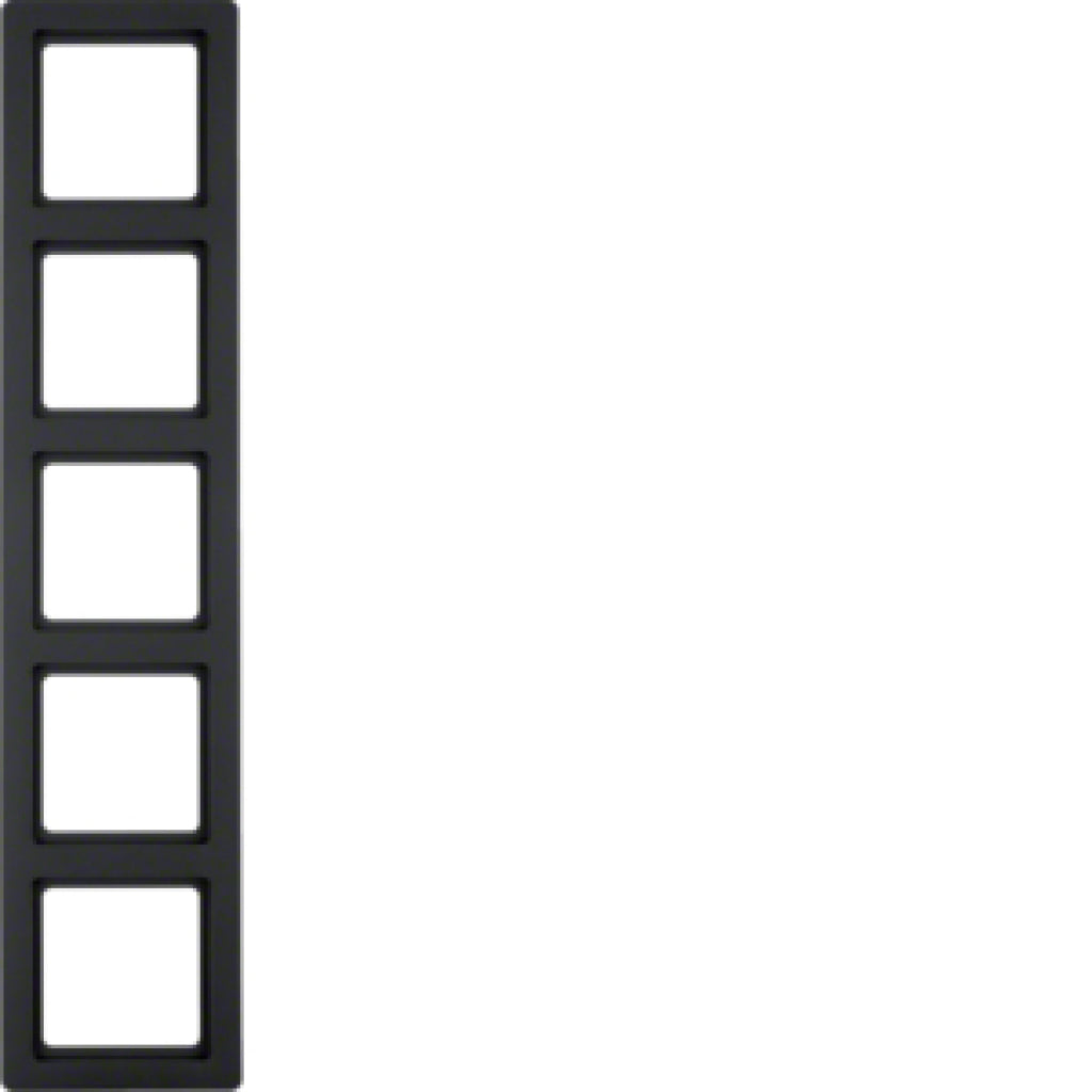 BERKER 10156086 / Q.1 ANTHRAZIT RAHMEN 5 FACH