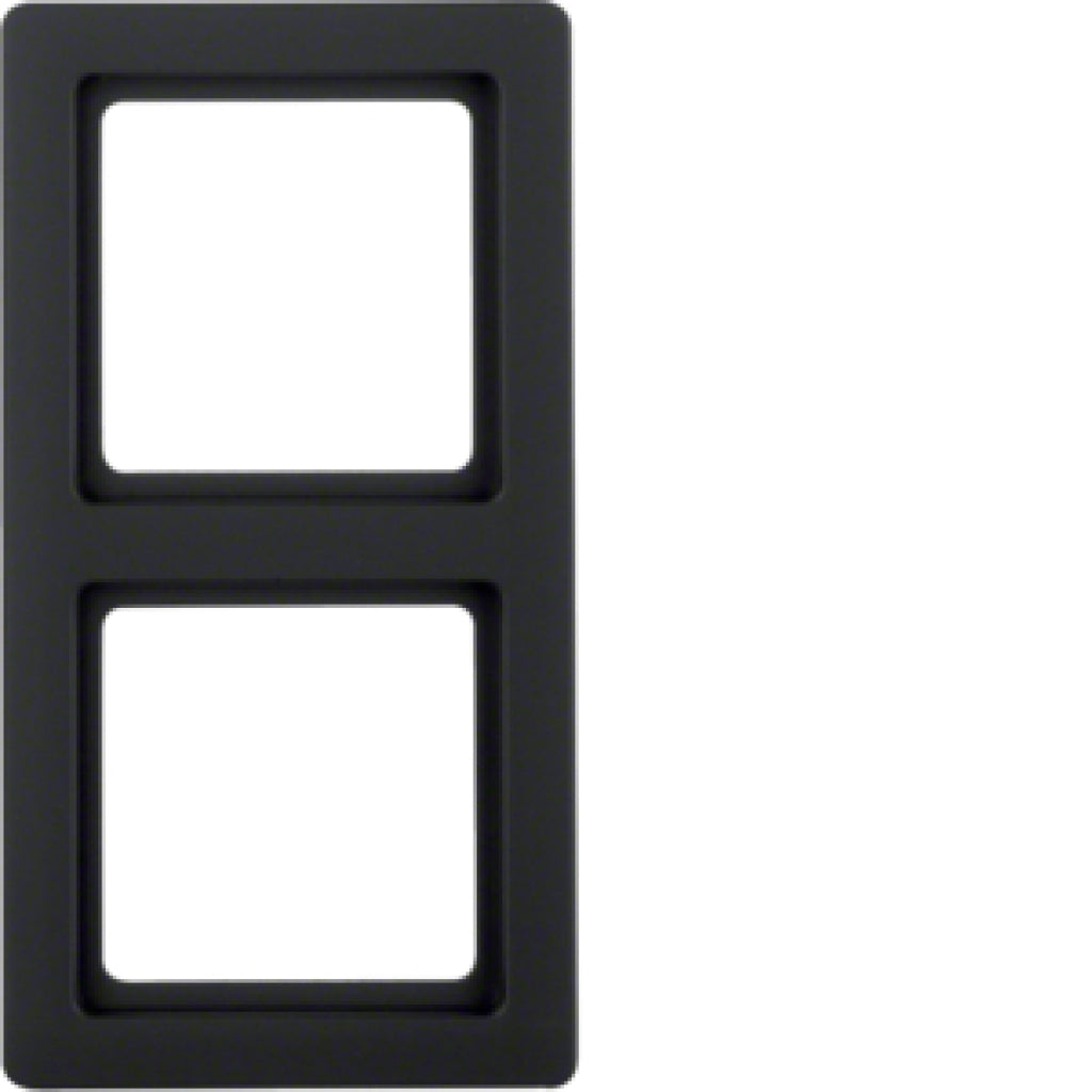 BERKER 10126086 / Q.1 ANTRAZITH RAHMEN 2 FACH