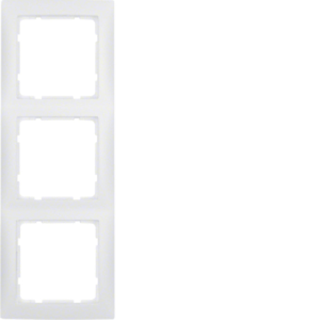 BERKER 10139909 / S.1 POLARWEISS RAHMEN 3 FACH