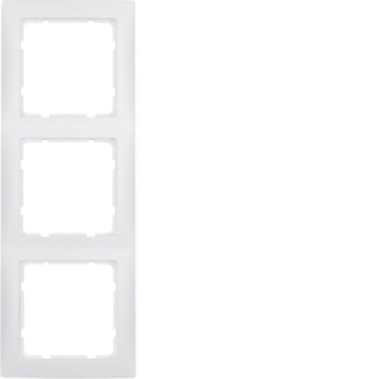 BERKER 10139909 / S.1 POLARWEISS RAHMEN 3 FACH