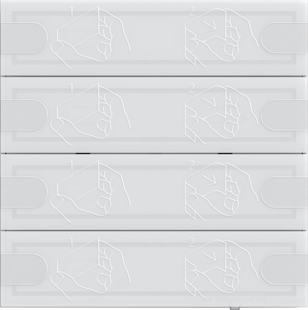 GIRA 5004003 / 5004 003 KNX 4 FACH  TASTSENSOR 4 KOMFORT