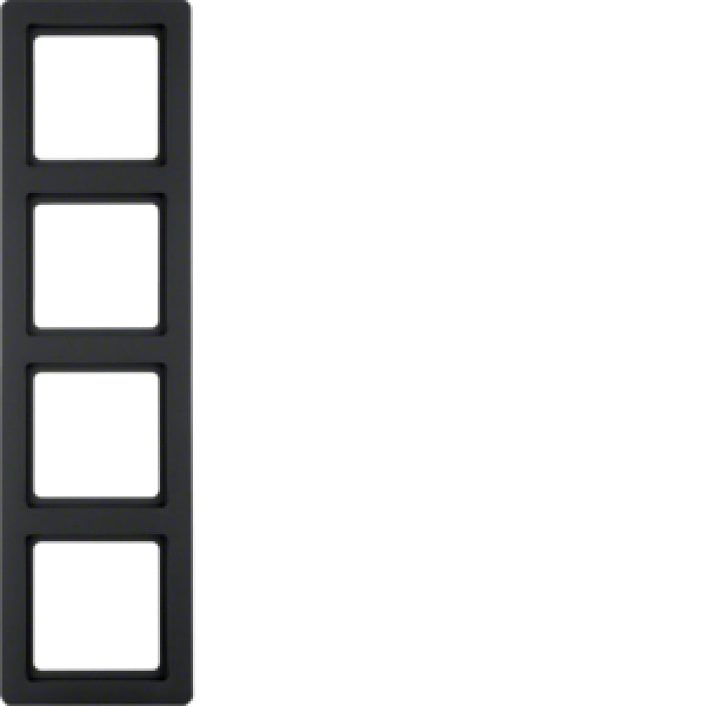 BERKER  10146086 / Q.1 ANTHRAZIT RAHMEN 4 FACH