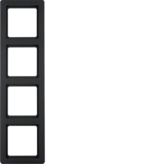 BERKER  10146086 / Q.1 ANTHRAZIT RAHMEN 4 FACH