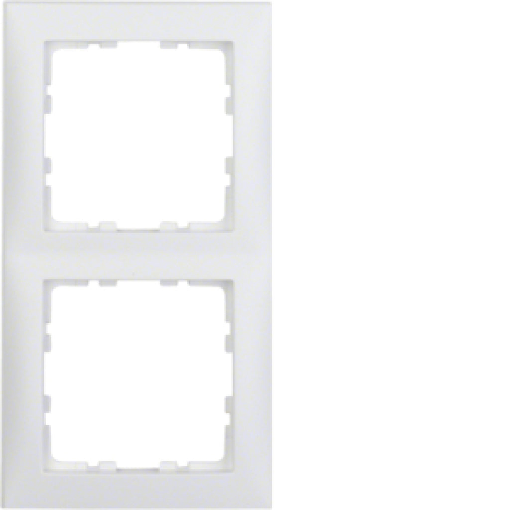 BERKER 10129909 / S.1 POLARWEISS RAHMEN 2 FACH