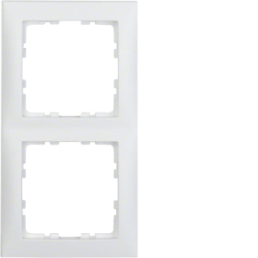BERKER 10129909 / S.1 POLARWEISS RAHMEN 2 FACH