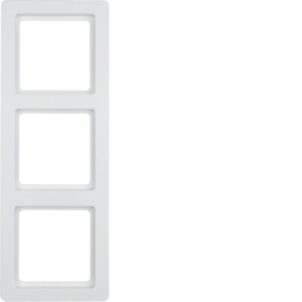 BERKER 10136089 / Q.1 POLARWEISS RAHMEN 3 FACH
