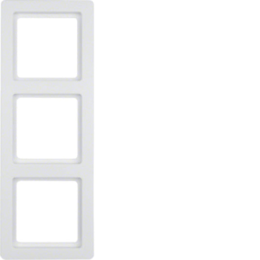 BERKER 10136089 / Q.1 POLARWEISS RAHMEN 3 FACH