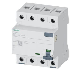 SIEM 5SV36446 / 5SV3344-6 4P 40A 300MA-A FI-Schutzschalter