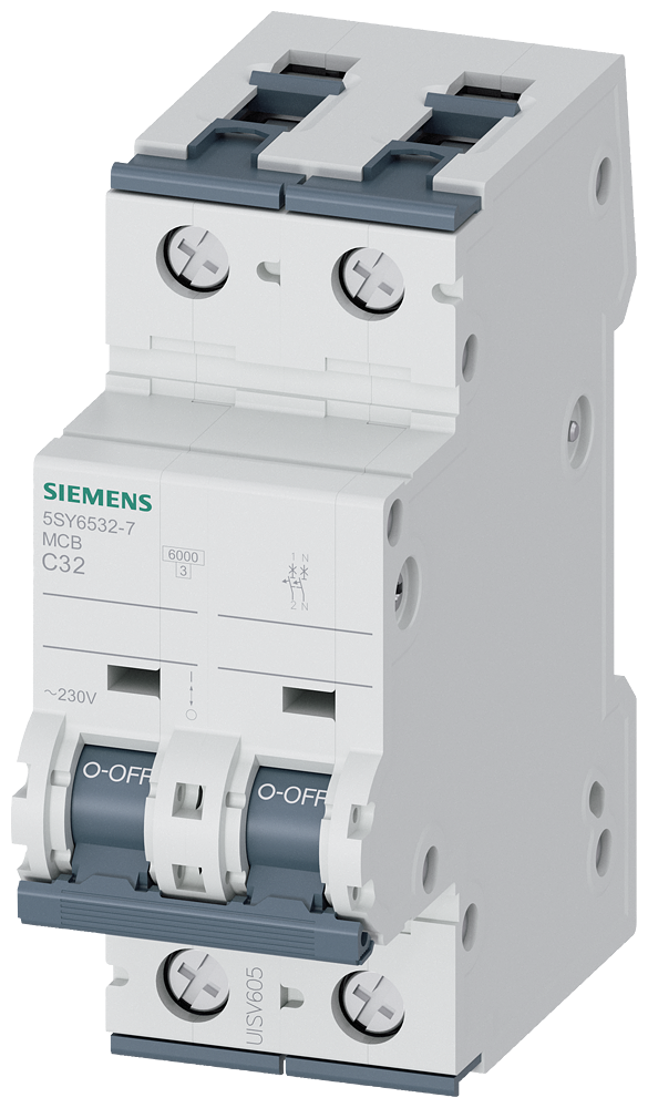 SIEMENS 5SY65327/ 5SY6532-7 1P+N 32A INTERR.AUT.6KA-C