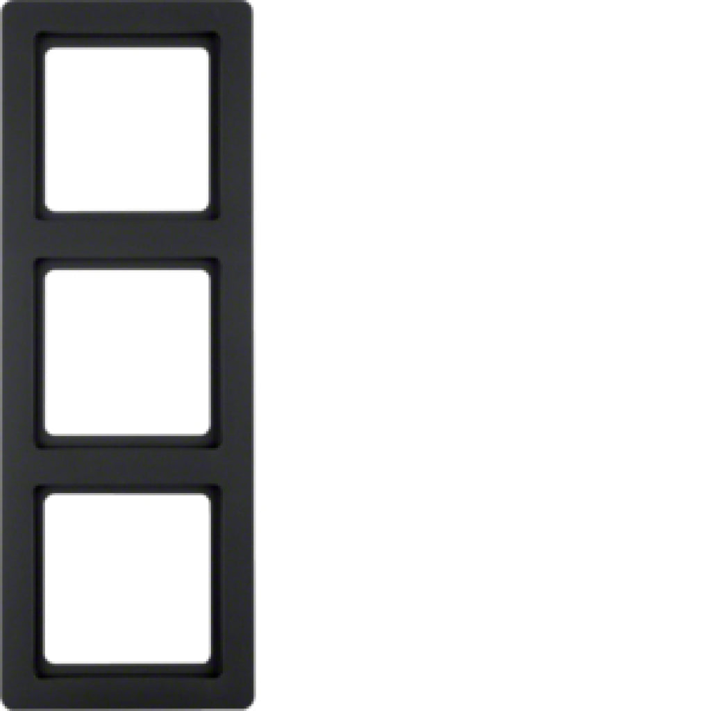 BERKER 10136086 / Q.1 ANTHRAZIT RAHMEN 3 FACH