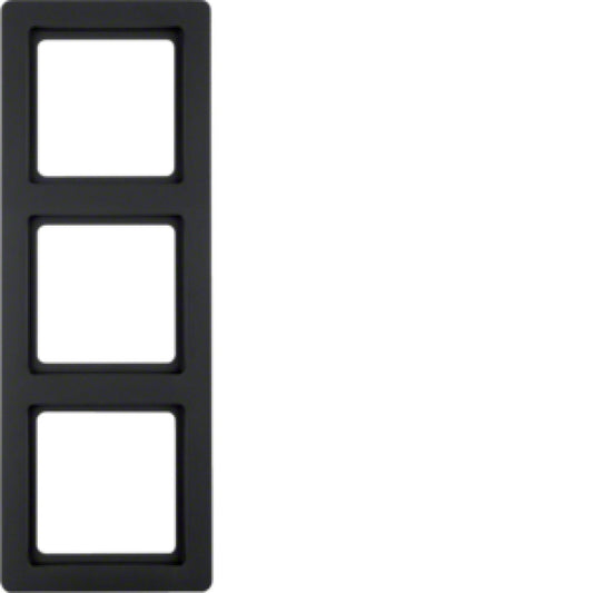 BERKER 10136086 / Q.1 ANTHRAZIT RAHMEN 3 FACH