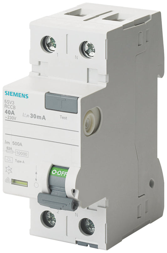 SIEM 5SV33146 / 5SV3314-6 2P 40A 30MA-A FI-SCHUTZSCHALTER