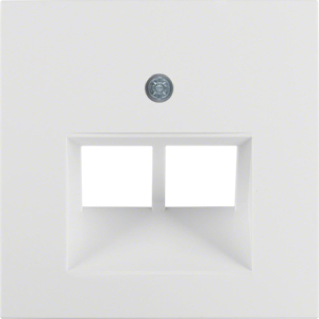 BERKER 14098989 / S.1 POLARWEISS-GLÄNZEND ZENTRALSTÜCK UAE 2F