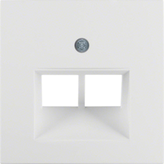 BERKER 14098989 / S.1 POLARWEISS-GLÄNZEND ZENTRALSTÜCK UAE 2F