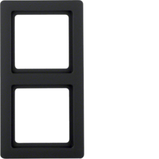 BERKER 10126086 / Q.1 ANTRAZITH RAHMEN 2 FACH