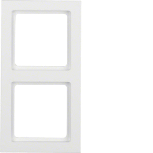 BERKER 10126099 / Q.3 POLARWEISS-SAMT RAHMEN 2 FACH